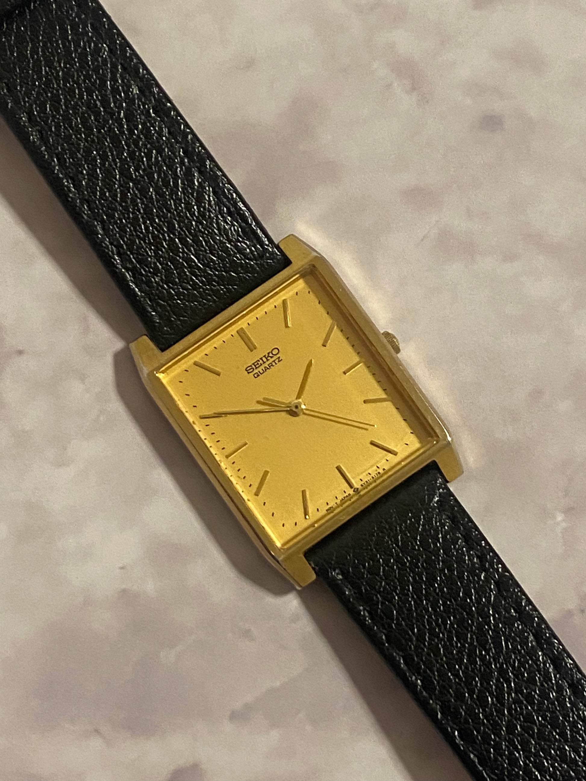 Seiko Tank Quartz 5Y31-5040 – The Wrist Watcher Seiko Tank Quartz 5Y31-5040 – The Wrist Watcher