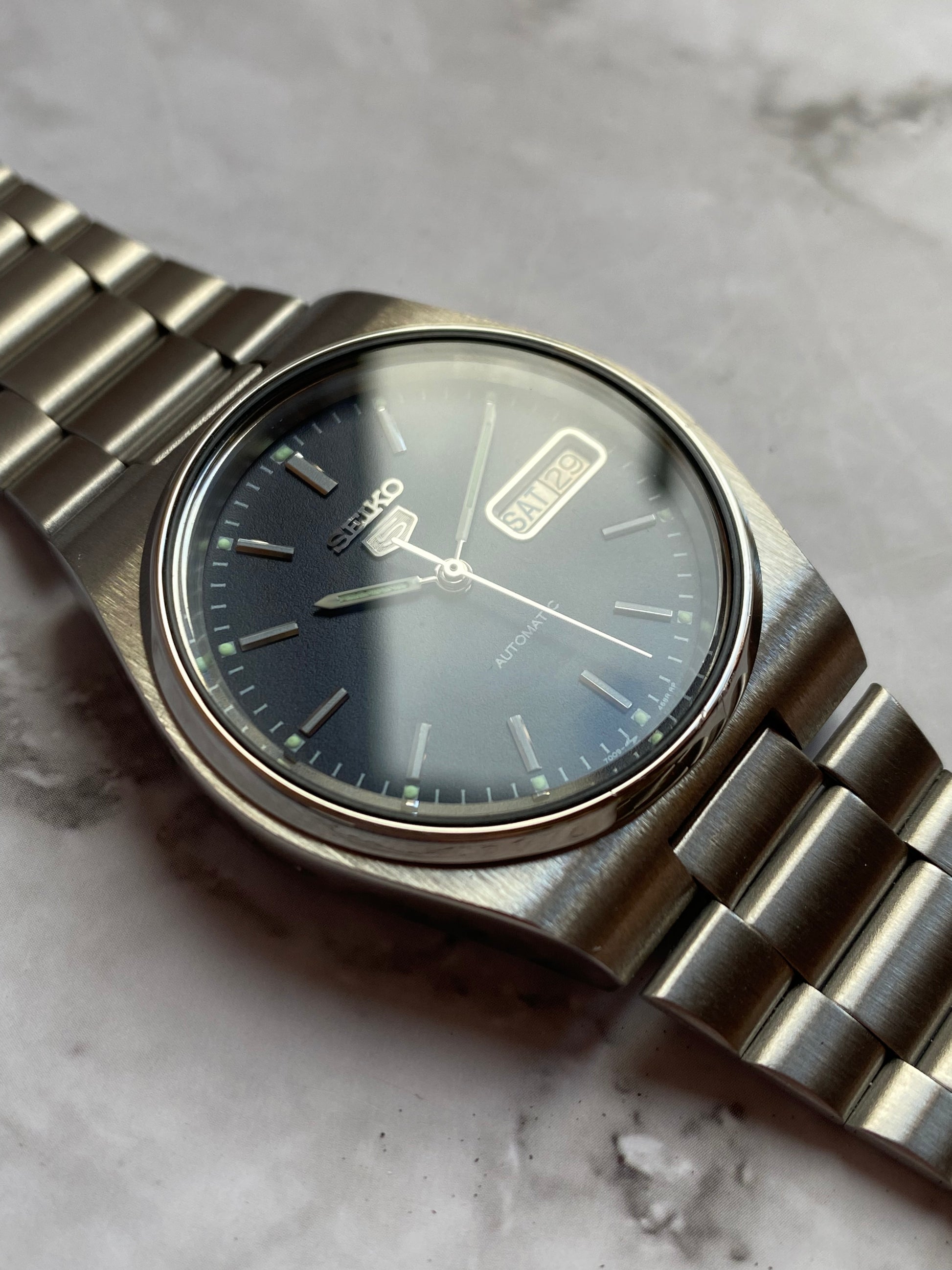 Seiko 5 Automatic 7009 3130 Like New Old Stock The Wrist Watcher