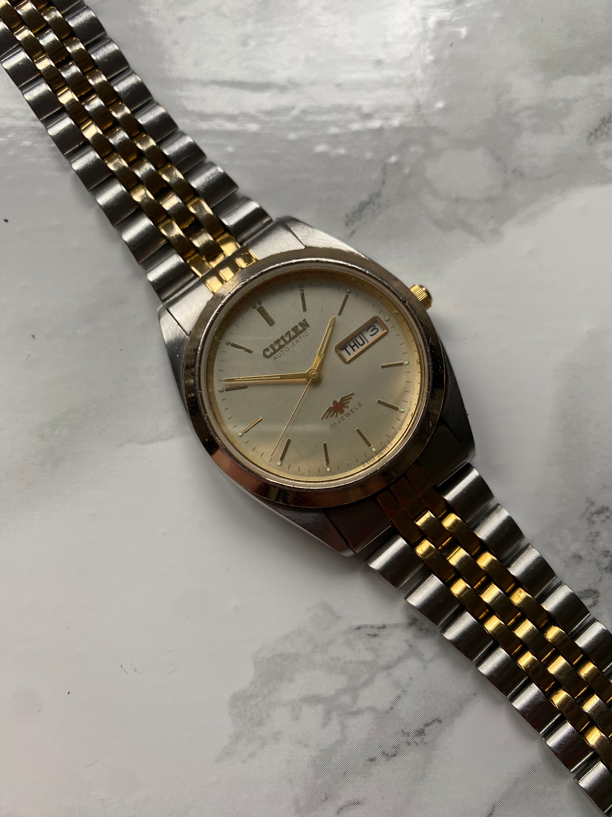 Citizen automatic 21 sales jewels eagle 7